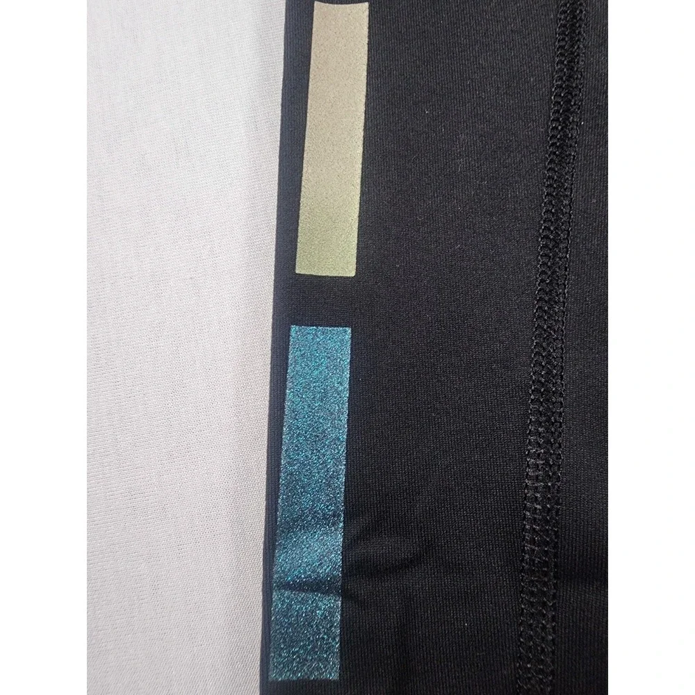 Victoria Secret Sport Knockout Tight M LONG Legging Reflective Rainbow Pride NWT